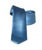    NM Satin Slim Krawatte Set - Blau